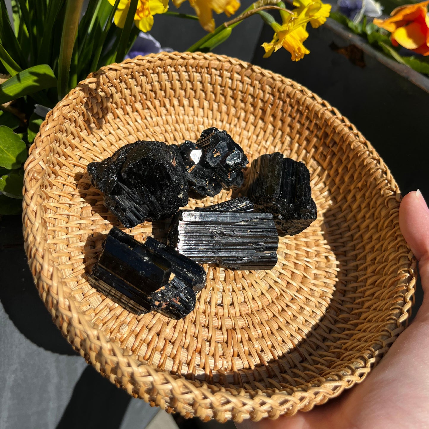 Black Tourmaline Raw Stones