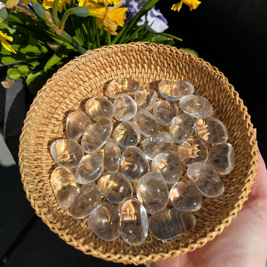 Clear Quartz Tumbles