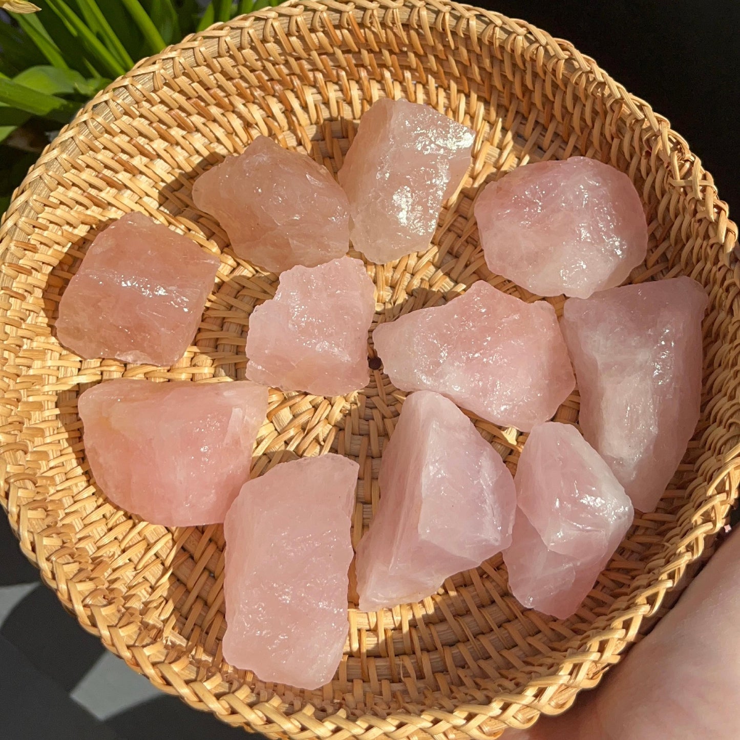 Rose Quartz Raw Stones